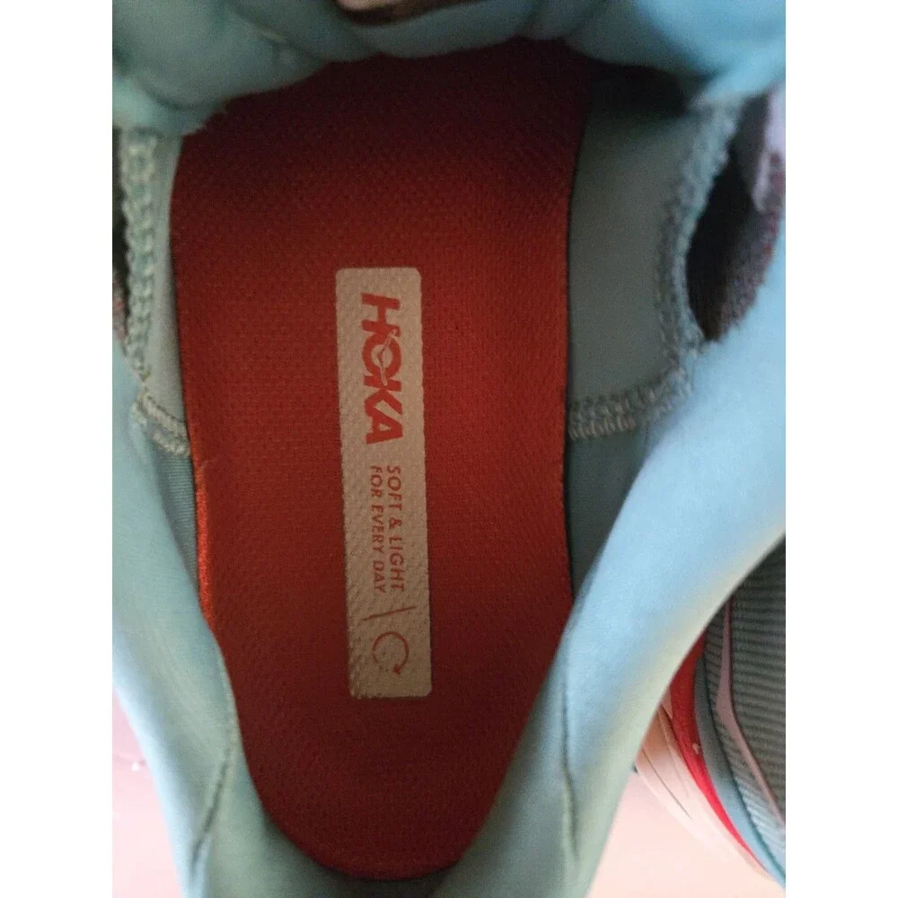 Hoka One One Clifton 8 Women's Size 6.5 B Aquarelle Blue Running Shoes 1119394-A